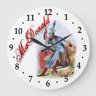 Relógio Grande Clan MacDonald Scottish Dream Clock
