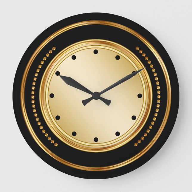 Relógio Grande Clássico moderno Wall Clocks (Frente)