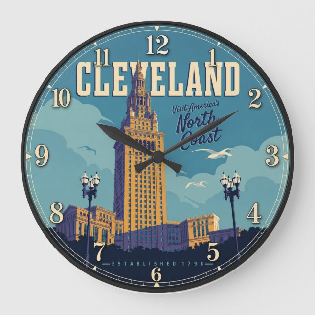 Relógio Grande Cleveland Ohio (Frente)
