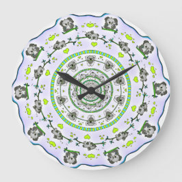 RELÓGIO GRANDE CLOCK DE DESIGN DE COALA