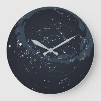 Relógio Grande Clock de Parede do Planisphere Celestial