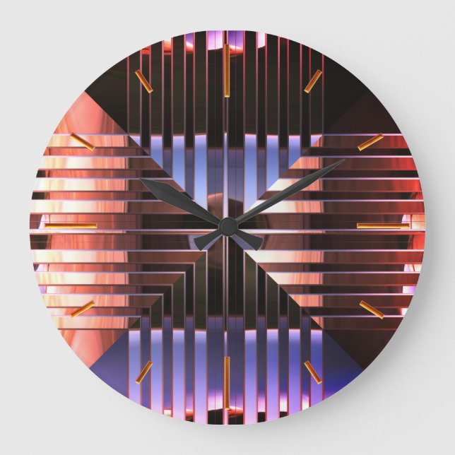 Relógio Grande Clock de Parede do Sci-Fi MM22 e Opções Numerais (Frente)
