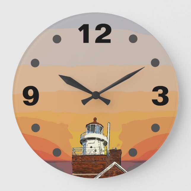 RELÓGIO GRANDE CLOCK GRANDE DE PONTO DE BAY (Frente)