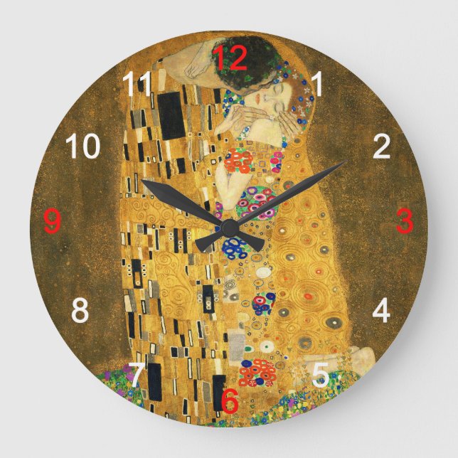 Relógio Grande Clock of “The Kiss” (Frente)