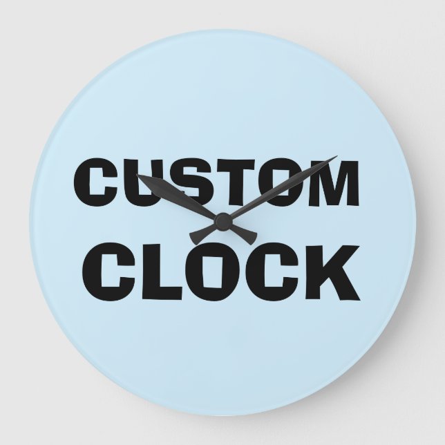RELÓGIO GRANDE CLOCK PERSONALIZADO (Frente)