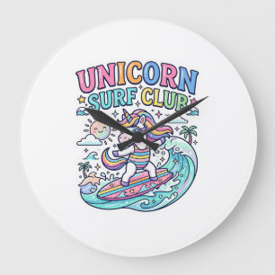 Relógio Grande Clube de Surf Unicórnio