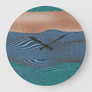 Relógio Grande Colinas de paisagem natural: padrão uniforme.
