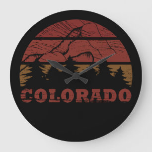 Relógio Grande coloração do estado do Colorado