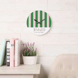 Relógio Grande Colorida Arco-Íris Colorido Bloqueio a Cor do Arco