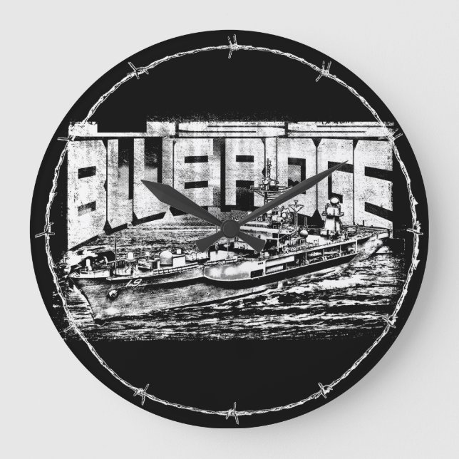 Relógio Grande Comando de nave Blue Ridge Acryall Clock (Frente)