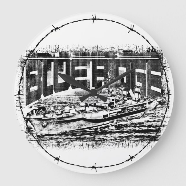 Relógio Grande Comando de nave Blue Ridge Acryall Clock (Frente)