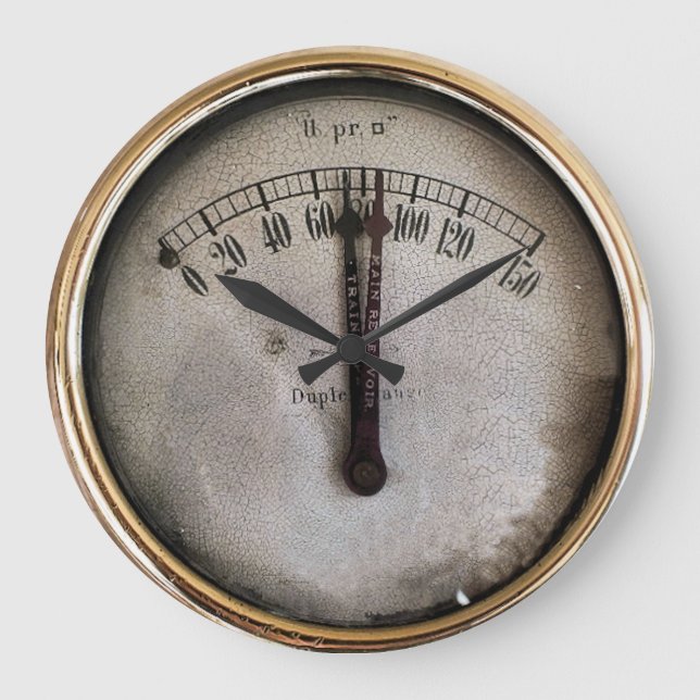 RELÓGIO GRANDE COMBOIOS DE VAPOR (Frente)