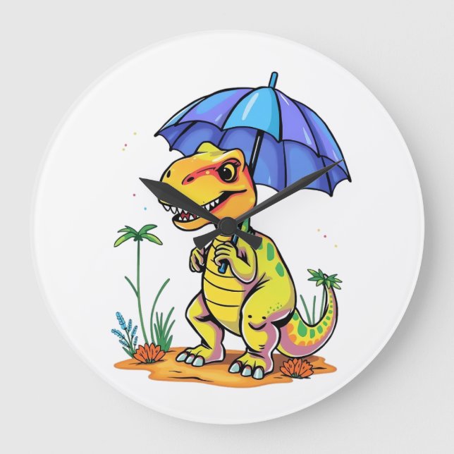 Relógio Grande Come On Rain (Frente)