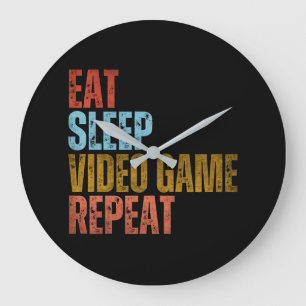 RELÓGIO GRANDE COMER REPETIÇÃO DE VÍDEO DE SONO