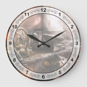 Relógio Grande Comércio - ferreiro - na oficina do meu avô