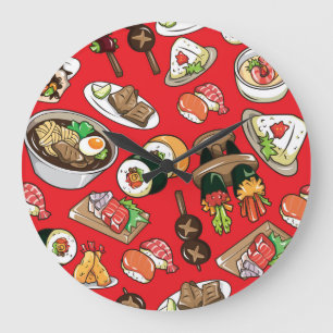 Relógio Grande Comida Japonesa: Padrão Cultural Invisível