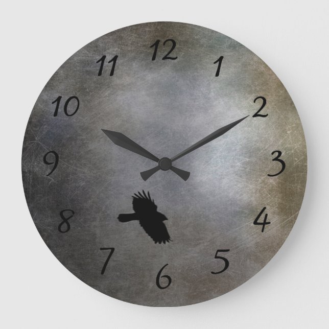 Relógio Grande Como O Corvo Voa Através Do Tempo (Frente)