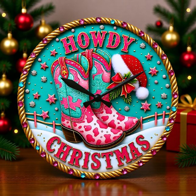 Relógio Grande Como vai, Natal Cowgirl (Criador carregado)