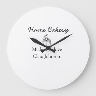 Relógio Grande Compartimento caseiro adicione seu nome de texto p