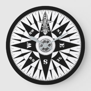 Relógio Grande Compass Clock