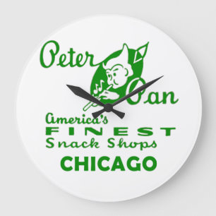 Relógio Grande Compro Peter Pan Snack, Chicago