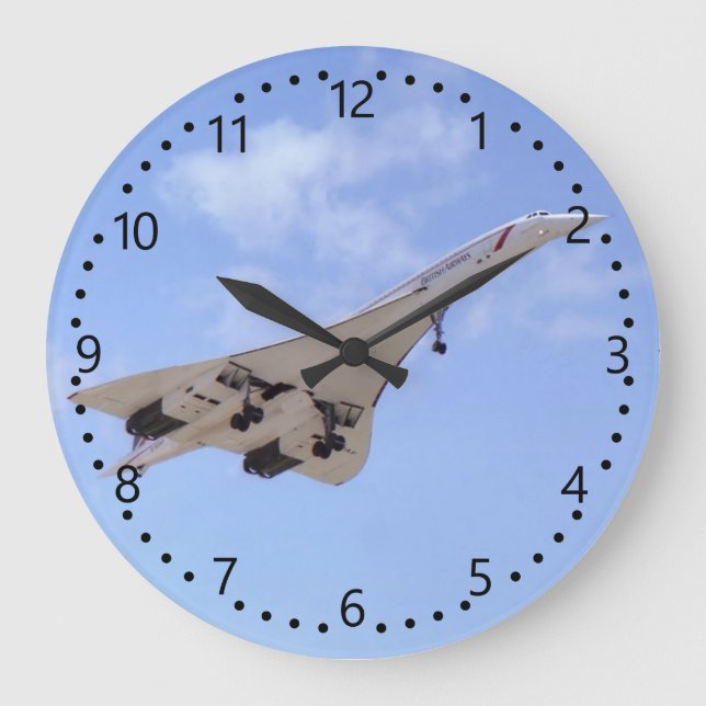 Relógio Grande Concorde G-BOAF (Frente)