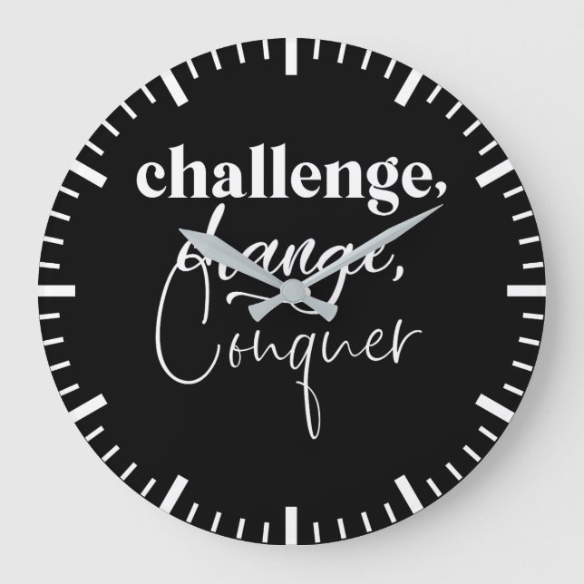 Relógio Grande Conquista do desafio, motivação para sucesso do Gy (Frente)