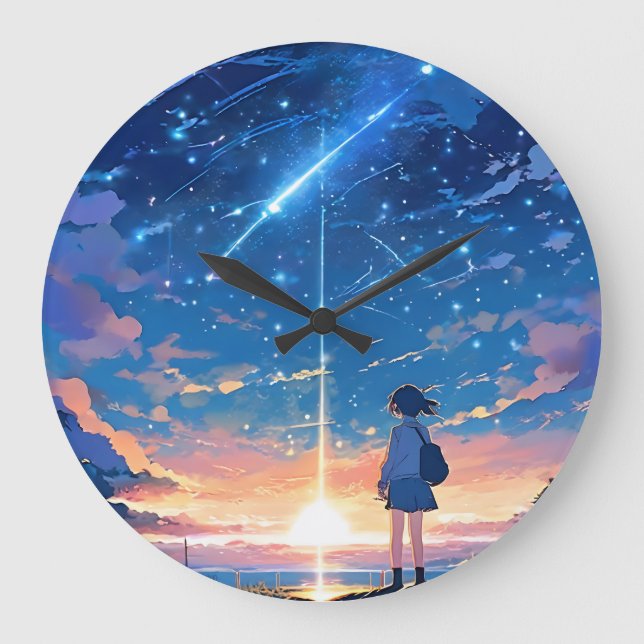 Relógio Grande constelação com estrelas atiradoras (Frente)