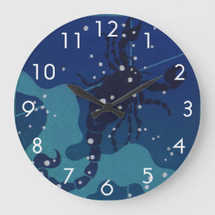 Relógio Grande Constelação de Escorpião, Astrologia do Zodíaco Vi