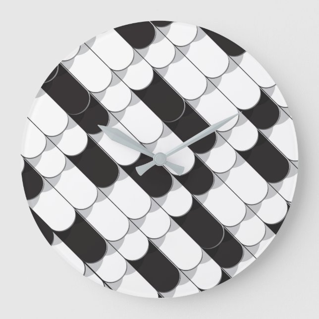 Relógio Grande Construção de abstrato (azulejos) (Frente)