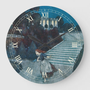 Relógio Grande Conto de fadas do vintage, Cinderella por Edmund