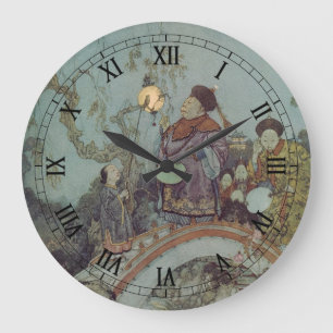 Relógio Grande Conto de fadas do vintage, rouxinol por Edmund