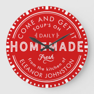 Relógio Grande Cor e texto personalizados do retrorreflector case