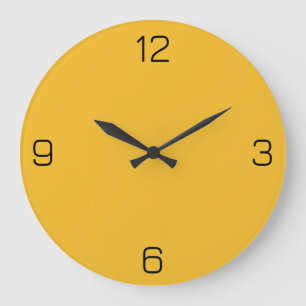 Relógio Grande Cor F4BB29 Amarelo de Ovos Adicionar Sua Opção de