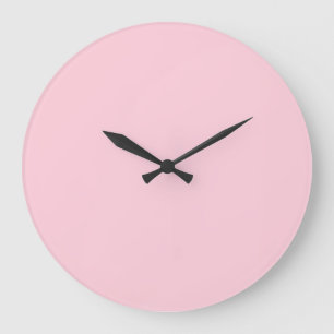 Relógio Grande cor personalizada pastel simples mínima sólida per