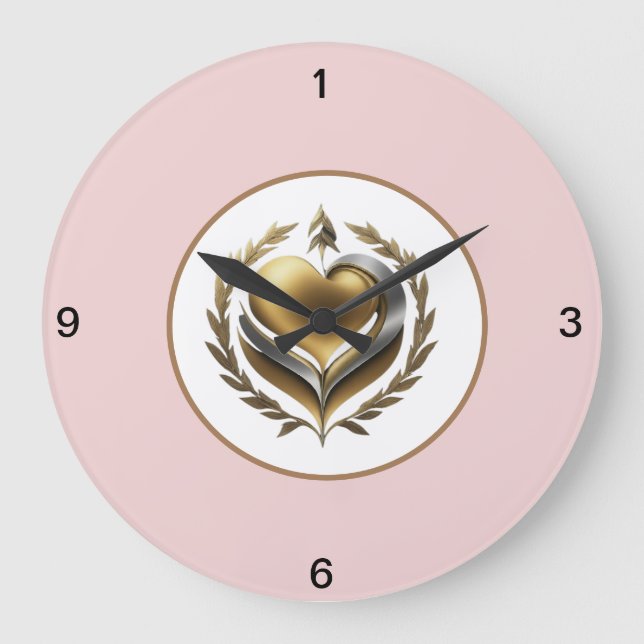 Relógio Grande Coração da Liberdade (Frente)