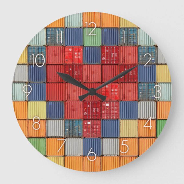 Relógio Grande Coração do Contentor de Entrega (Frente)