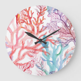 Relógio Grande Corais aquosos: padrão do mundo subaquático.