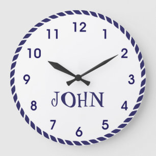 Relógio Grande Corda Náutica