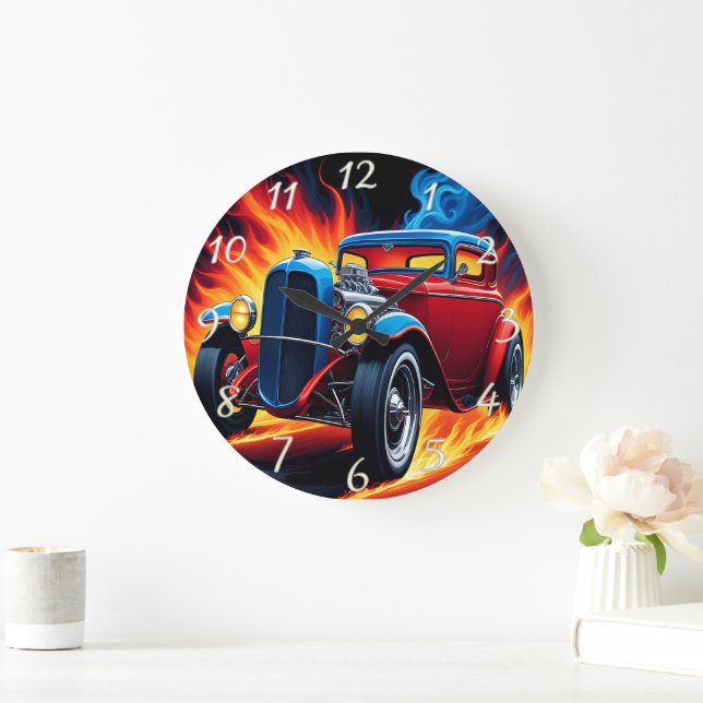 Relógio Grande Corrida a quente ao anoitecer (Lar)