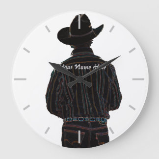 Relógio Grande Cowboy
