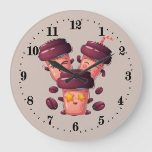 Relógio Grande cozinha bonita, café de negócios compro grande r