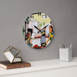 Relógio Grande cozinha legal retro vintage