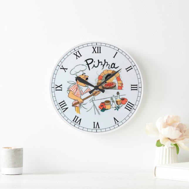 Relógio Grande Cozinha ou restaurante (Lar)