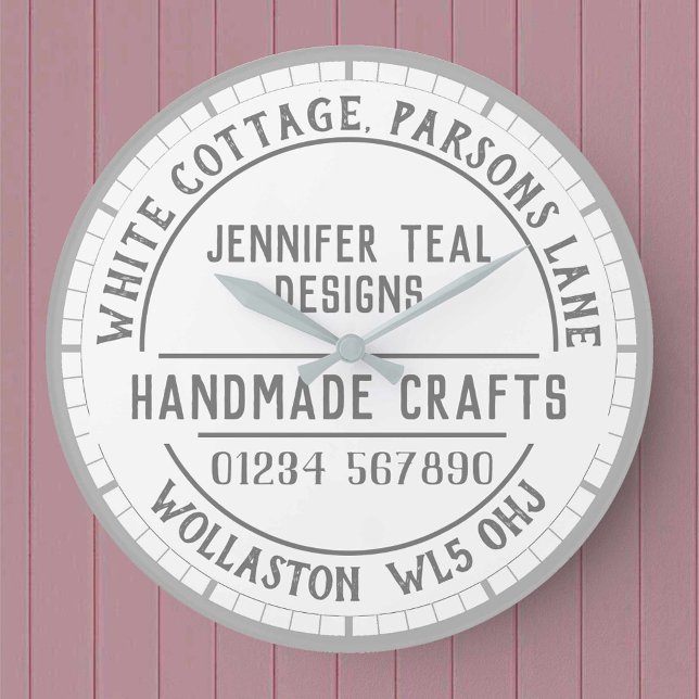 Relógio Grande Craft Shop Wall Clock (Criador carregado)