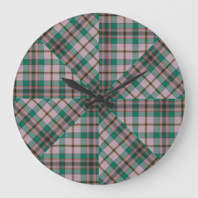 RELÓGIO GRANDE CRAIG ANCIENT TARTAN (Frente)