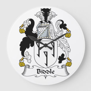 Relógio Grande Crest da Família Biddle