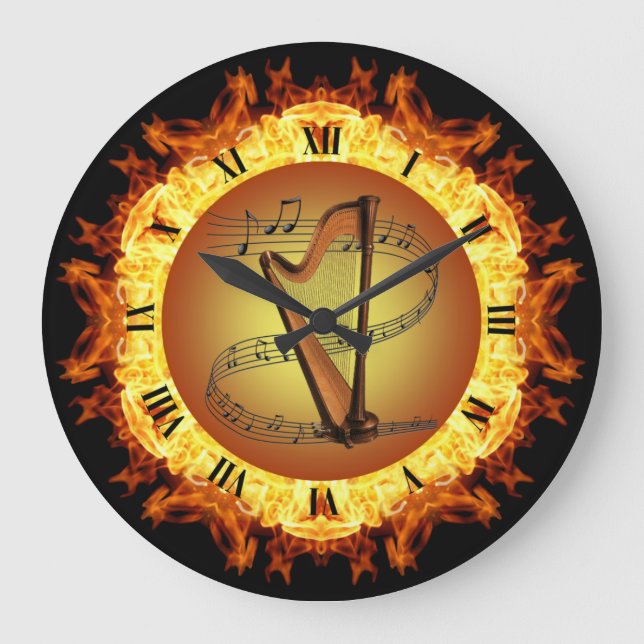 Relógio Grande Criação de Fogo Harp # 3 ~ Do Crucial ~  (Frente)