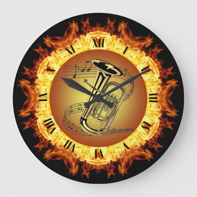 Relógio Grande Criação De Fogo Tuba # 3 ~ Do Crucial ~  (Frente)