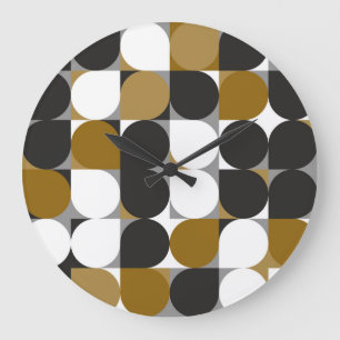 Relógio Grande Criatividade geométrica: Design de padrão sem cost